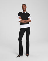 SPANXsupersmooth™ PerfectFit Ponte Micro Flare Pant | Classic Black